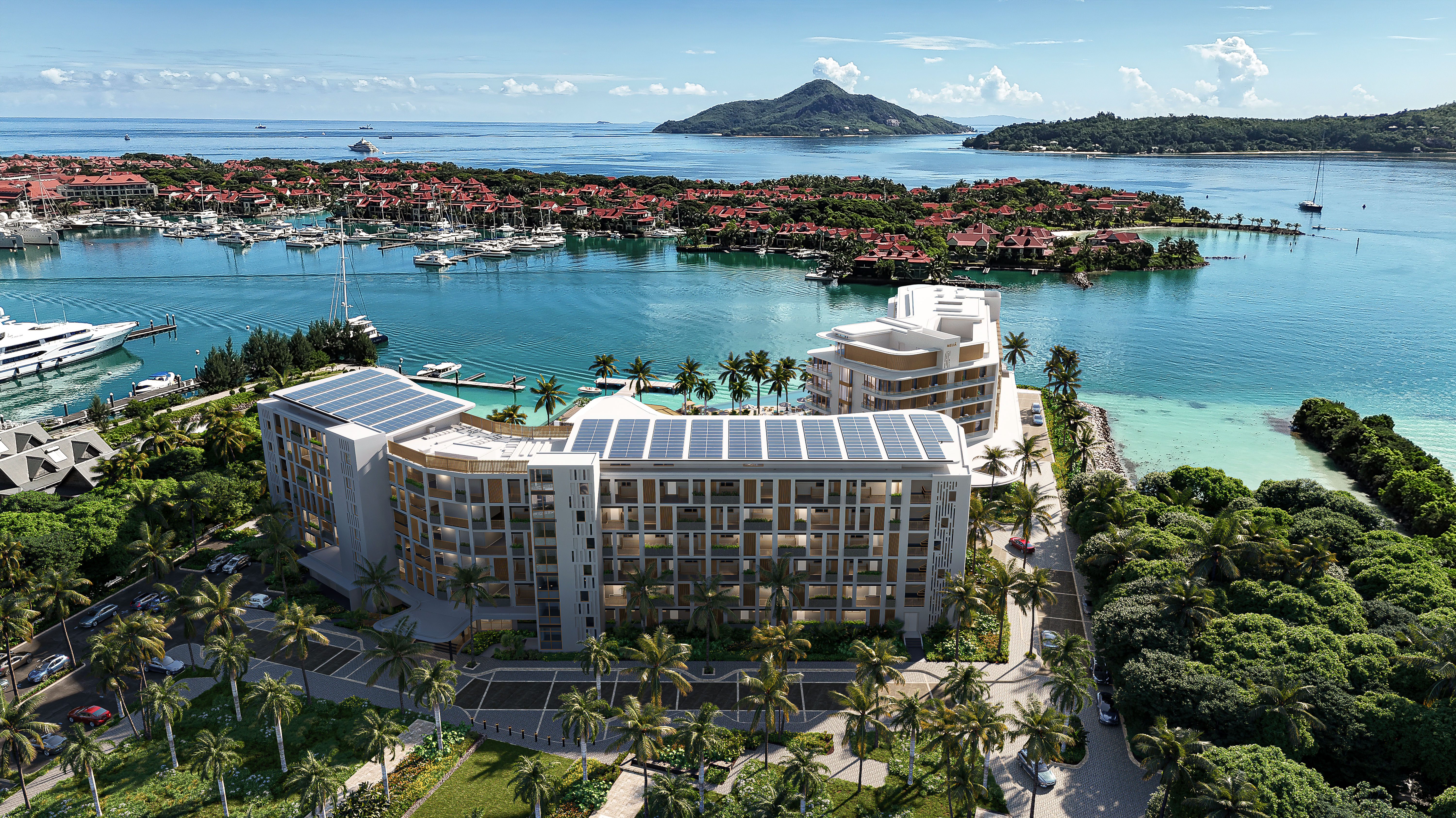 Rear view towards the lagoon & Eden Island